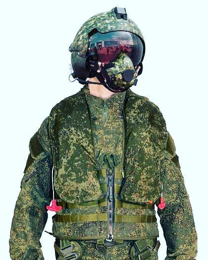 俄罗斯新式飞行员防护装具,俄罗斯新式迷彩飞行服