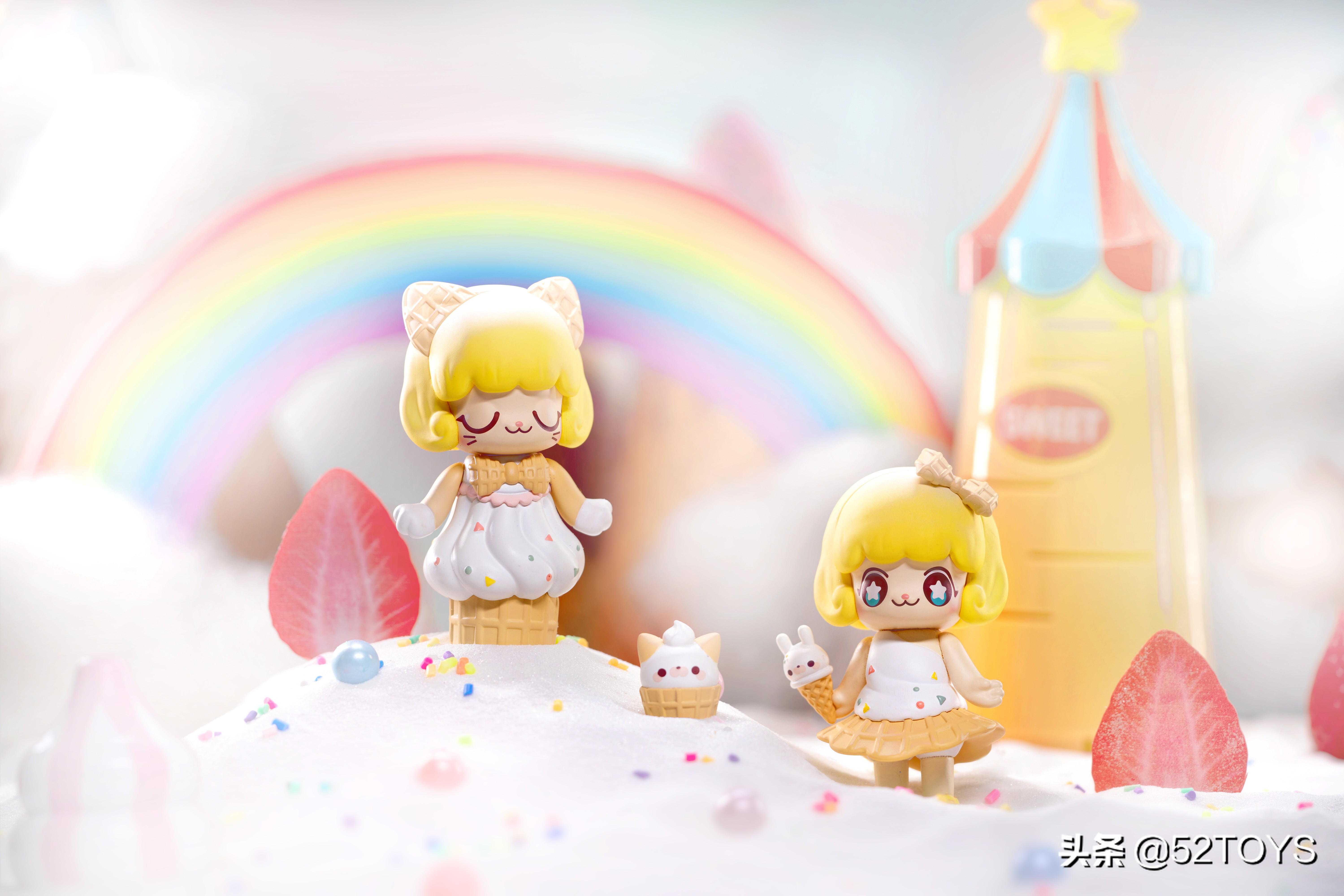 52toyskimmy盲盒甜品派对系列,52toys甜品派对手感