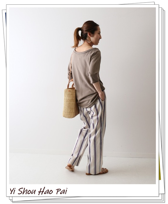 15种春季穿衣搭配图,印花上衣时尚穿搭