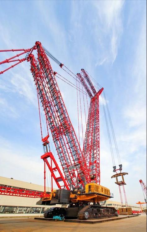 中国工程机械行业崛起,中国最大履带起重机是多少吨