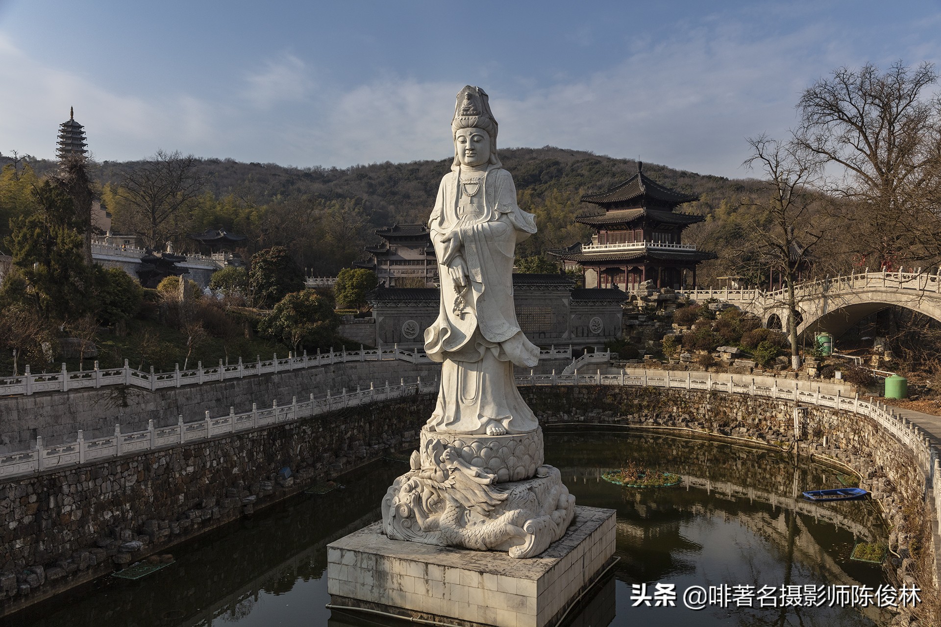 山门朝北开韦陀菩萨坐正殿律宗第一名山宝华山隆昌寺1500年