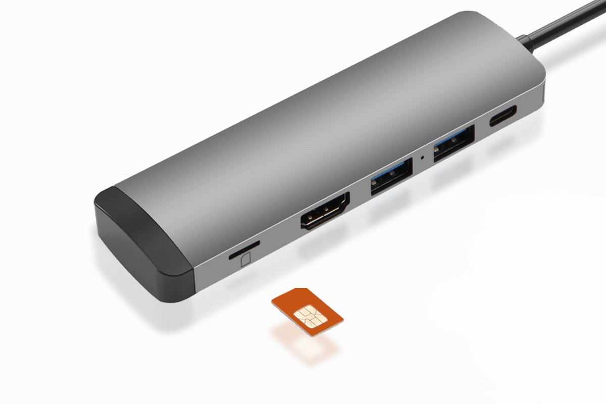 AJIUYU推出4G上网卡扩展坞,自带SIM卡槽支持三大运营商