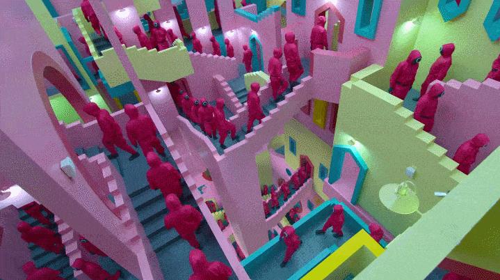 鱿鱼游戏爆火的原因,鱿鱼游戏的场景怎么做