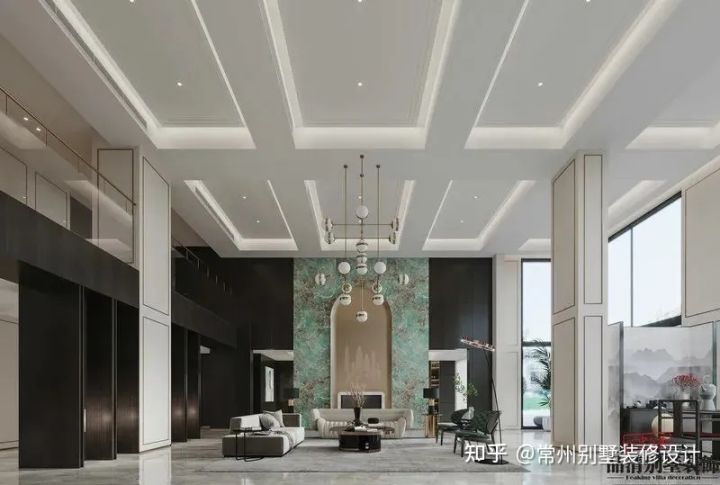 品清别墅装饰设计技巧,300平别墅法式轻奢装修效果图