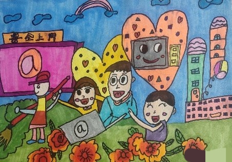 暑假安全主题绘画图片大全,安全教育主题画作品三年级可打印