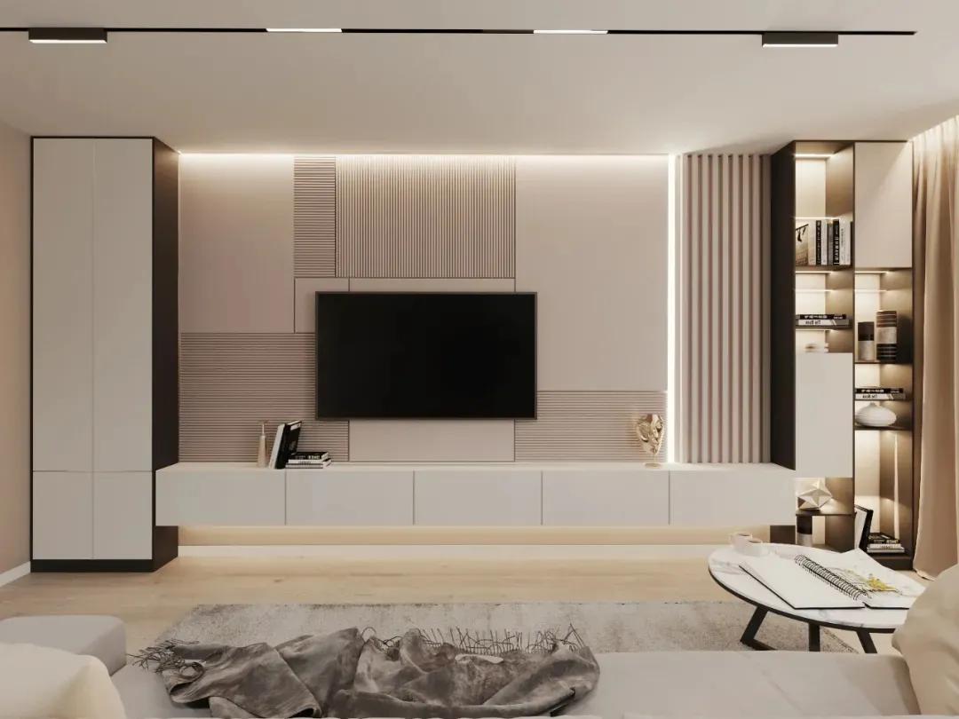 100款实用性电视背景墙,电视背景墙20款壁画