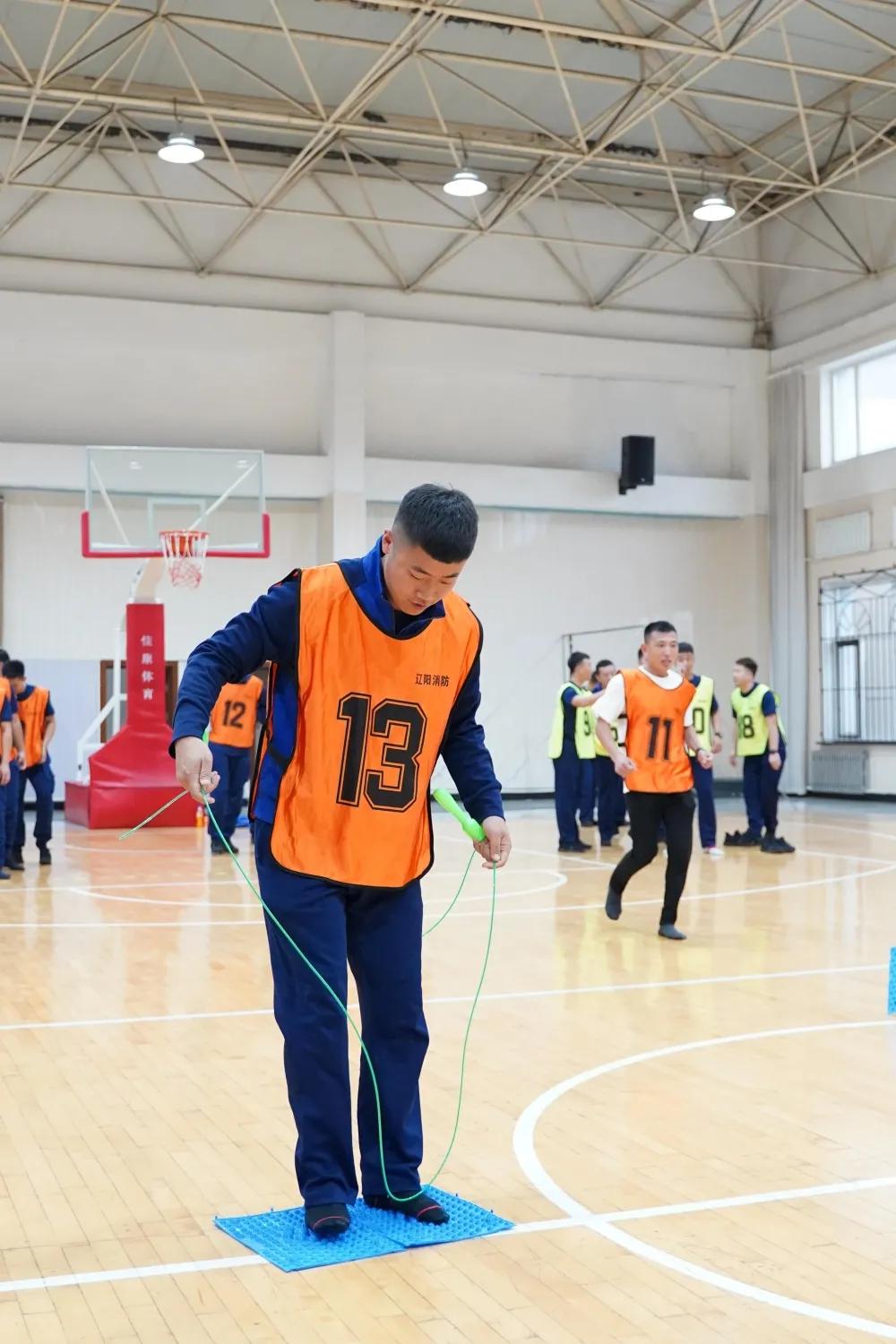 消防大队举办消防运动会,消防志愿活动火焰蓝