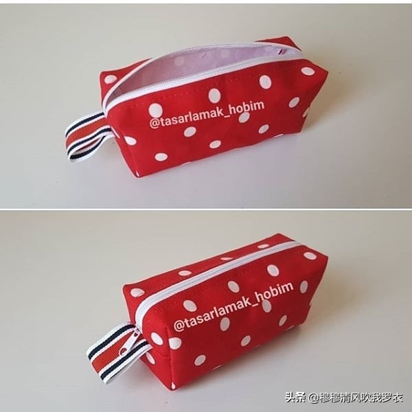 一看就会的折纸手工diy,手工化妆包制作教程