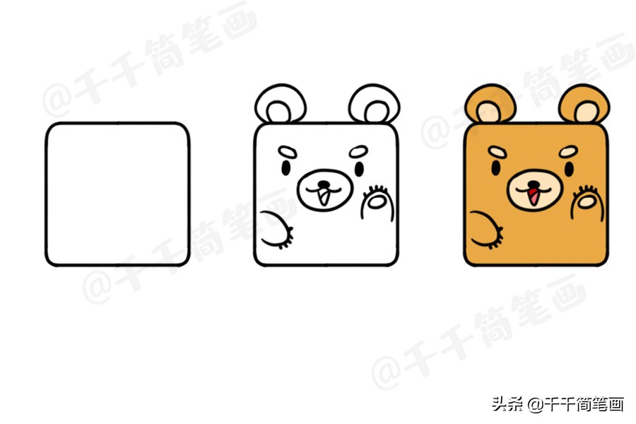 100个动物简笔画老虎,30种动物简笔画