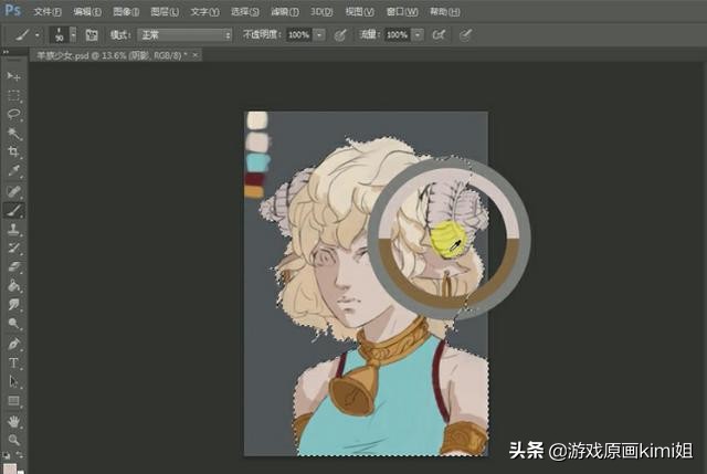 ps原画插画教程零基础,ps人像原画制作视频