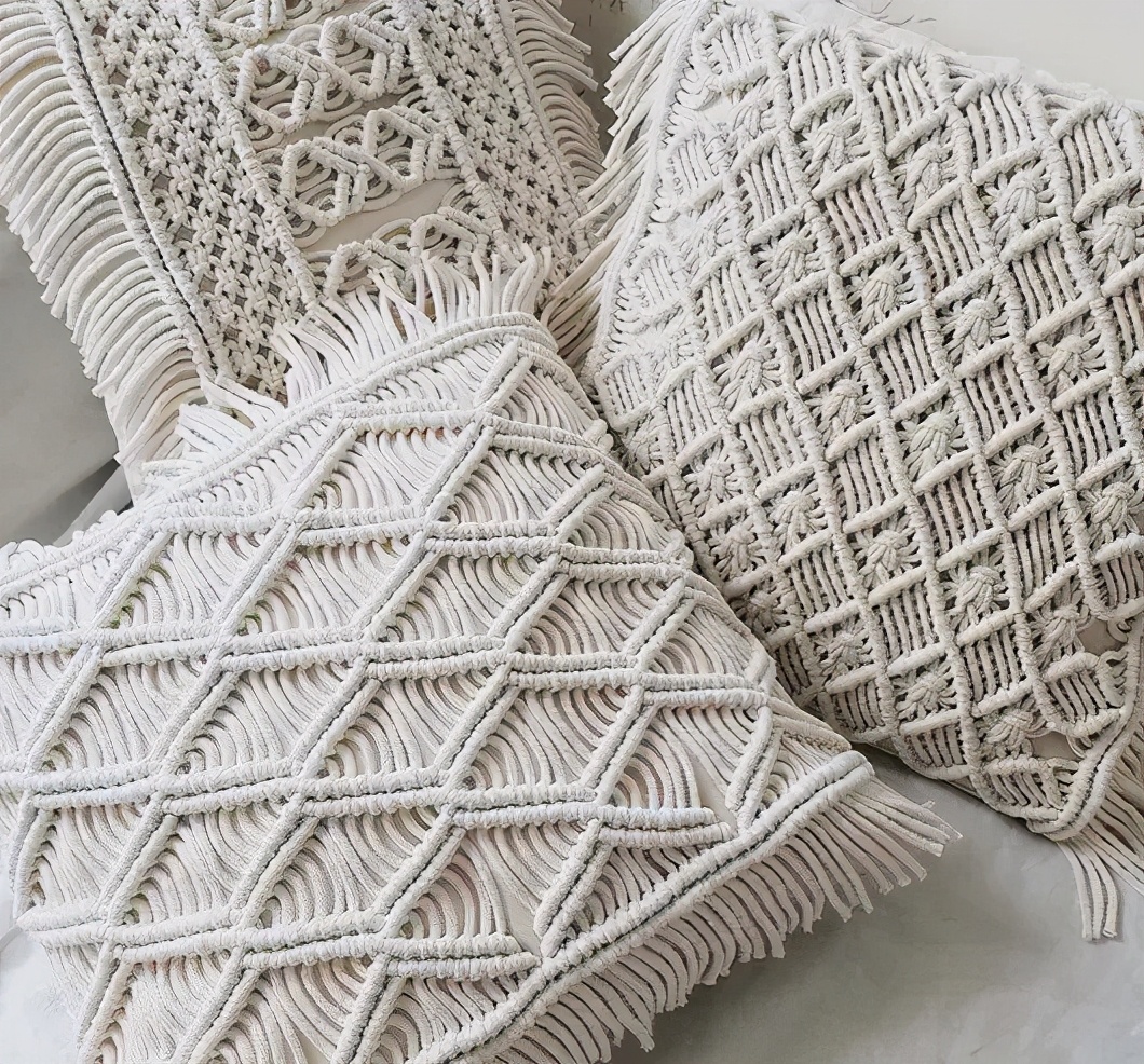 家里旧抱枕，用绳子编个枕套，让你一抱上，就不想放下来！附教程