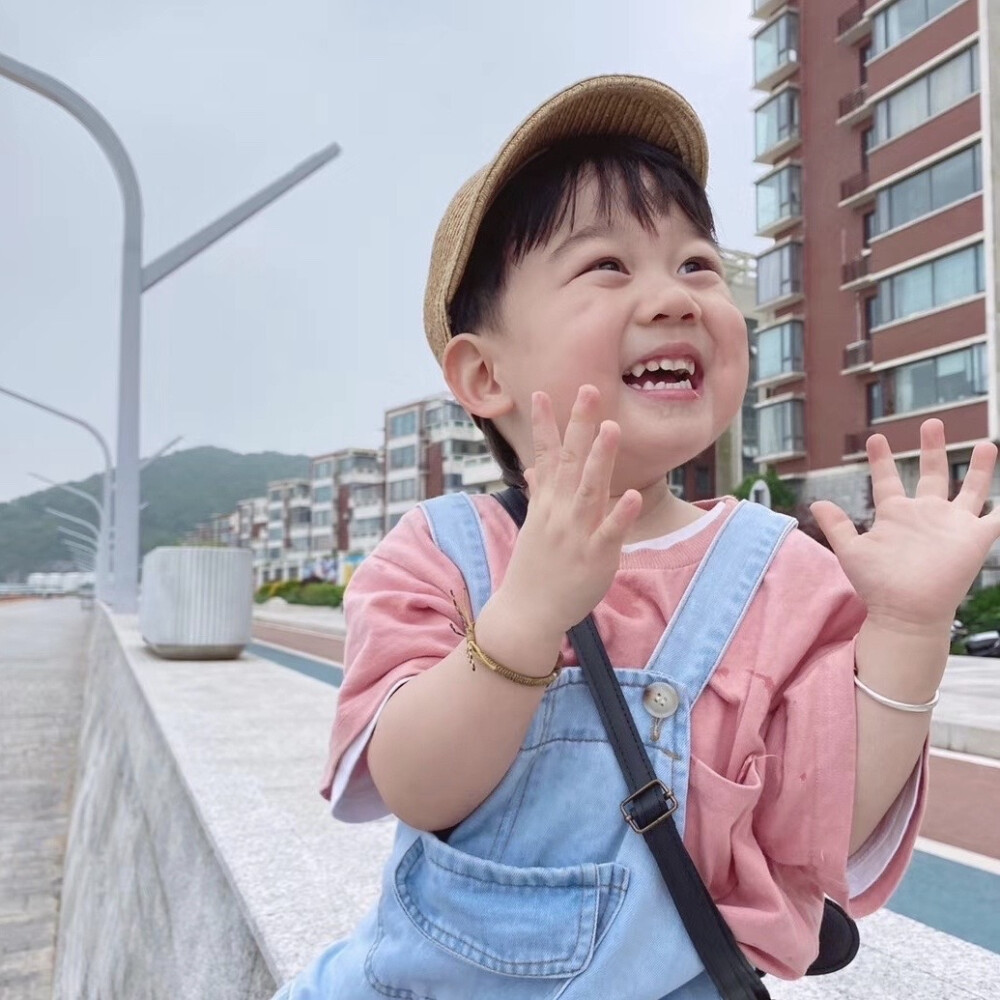 萌娃头像真人帅气高清,萌娃头像治愈系笑容
