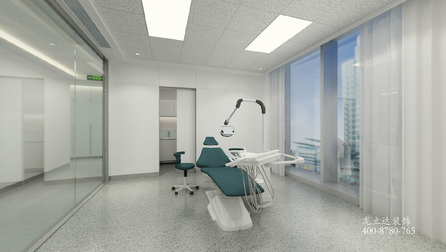 牙科诊所的设计装修效果图,牙科诊所装修设计效果图片欣赏