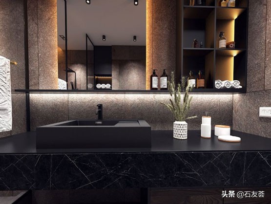 黑色岩板洗手池发白怎么办,洗手池石材发白怎么处理