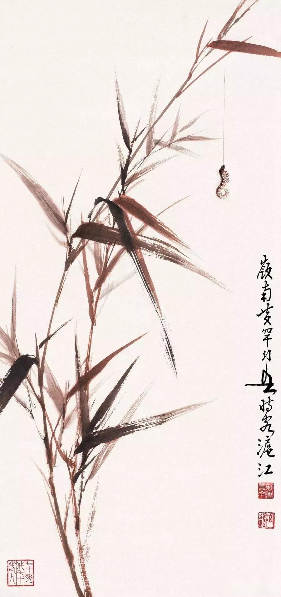 古今十大名家笔下的雪竹,这三位大师画雪景绝美