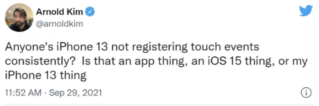 iphone13系列有哪些毛病,iphone13触摸间歇性失灵