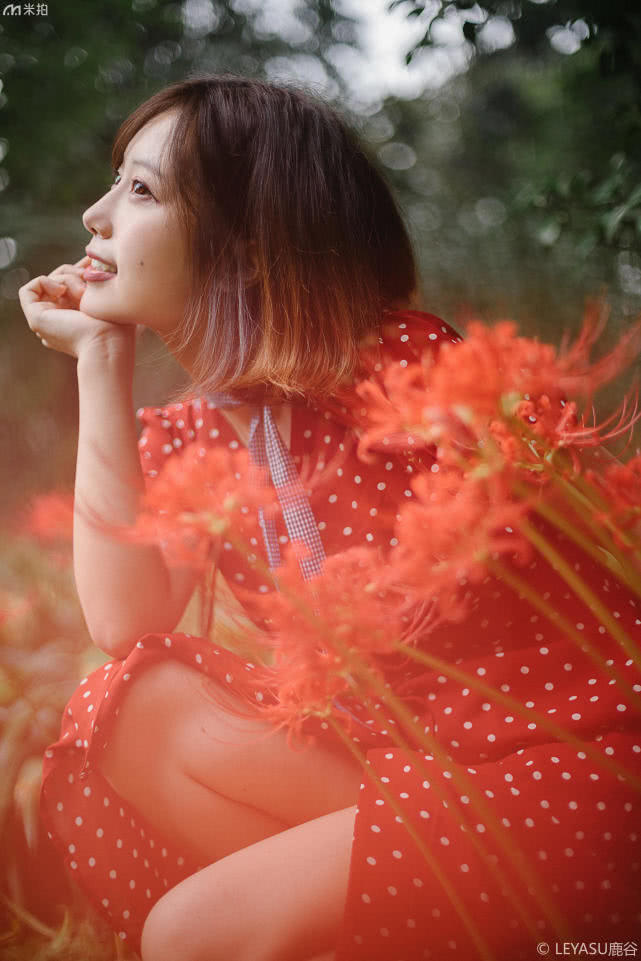 随性慵懒波点裙,少女感十足的波点裙