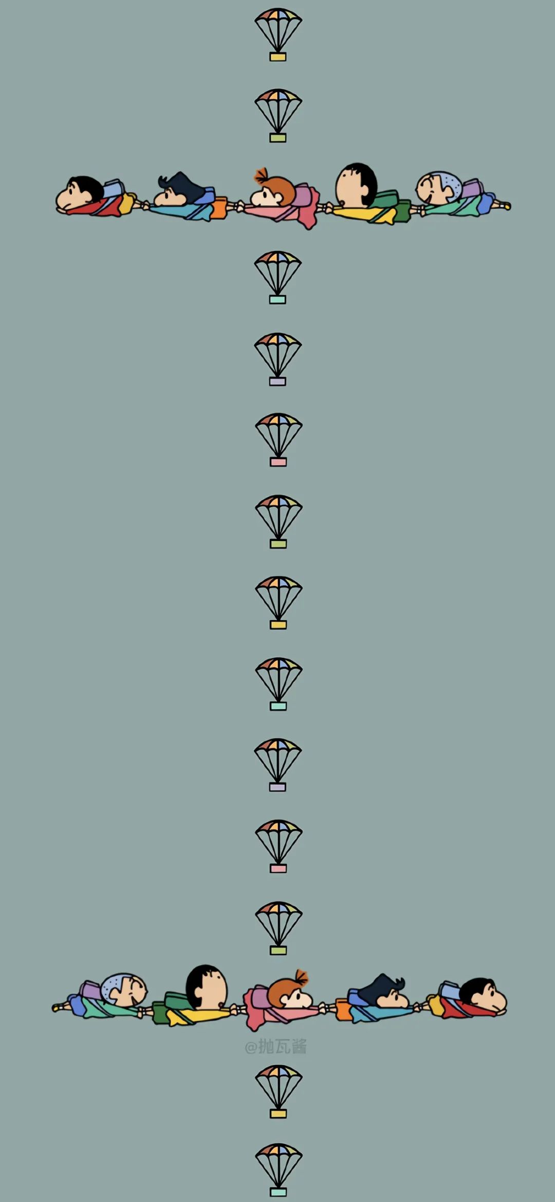 分区聊天背景壁纸，微信QQ都能用