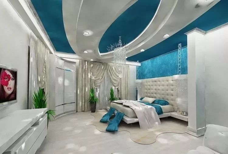 别墅客厅窗帘最新款式效果图,2020别墅窗帘