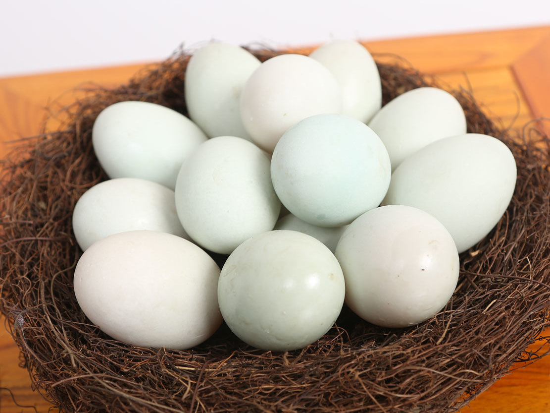 鸭蛋绿壳和白壳区别,买鸭蛋洗了的好还是不洗的好