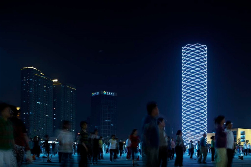 天津环形塔--镂空钢管塔