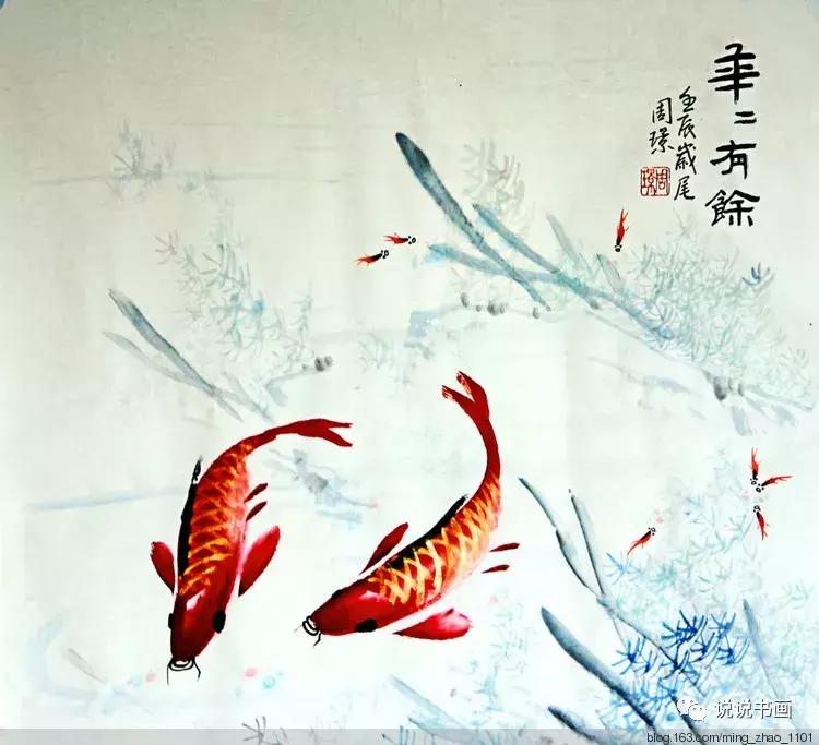 工笔画花鸟入门教程步骤图,国画教学工笔花鸟燕子的重彩画法