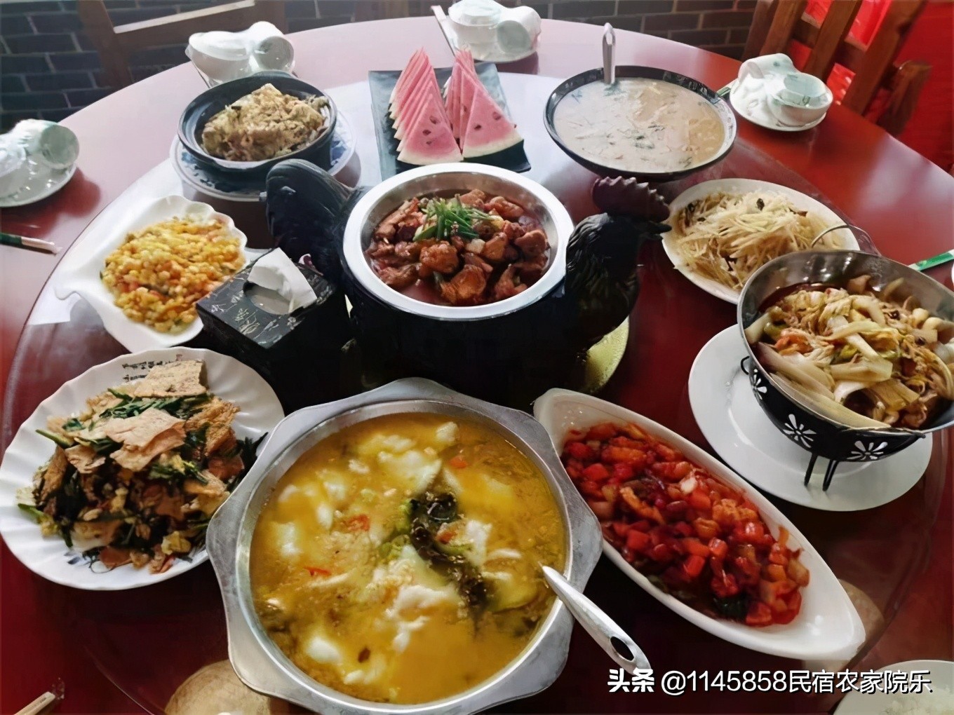 蓟县盘山青岚山庄农家院,享受蓟县农家院的风景