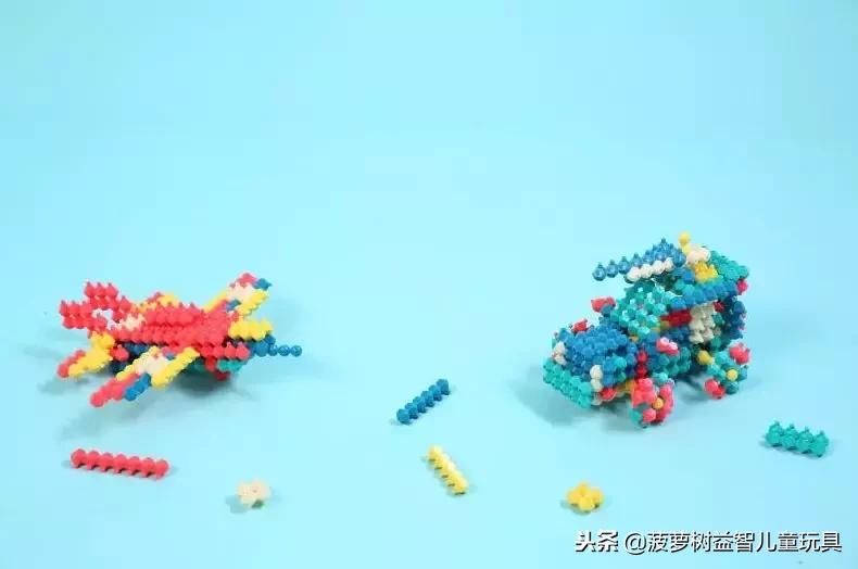 菠萝树积木玩具,菠萝树益智玩具积木