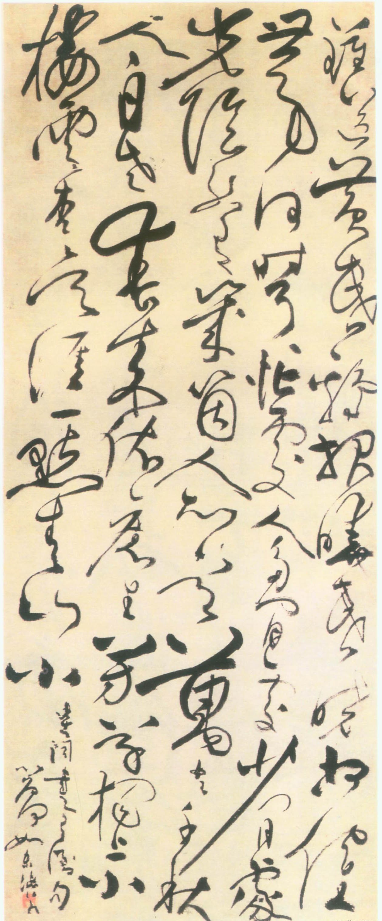 800年后的明朝，他被称为“张旭复生”，狂草震撼海内外