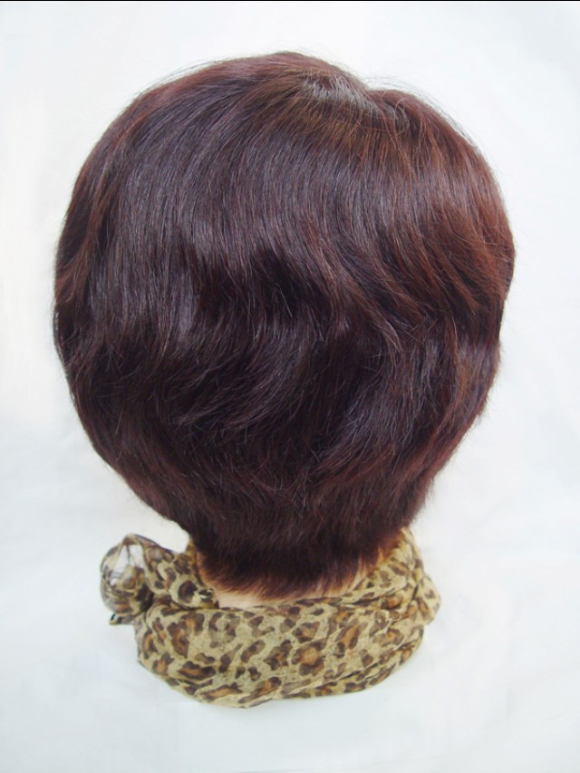 遮盖白发假发真发,遮白发神器假发无刘海