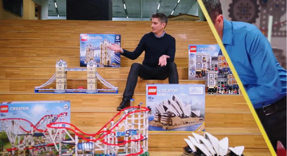 有个人居然把乐高玩成新花样,视频宝藏资源