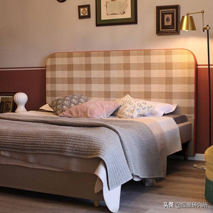 布艺床款式推荐,简单实用布艺床