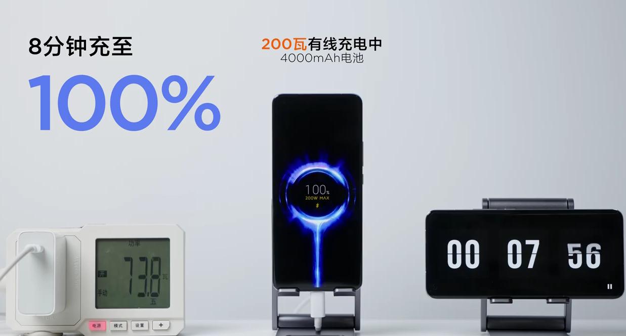 小米维持最高无线充电速度,小米无线充电100w充电测试
