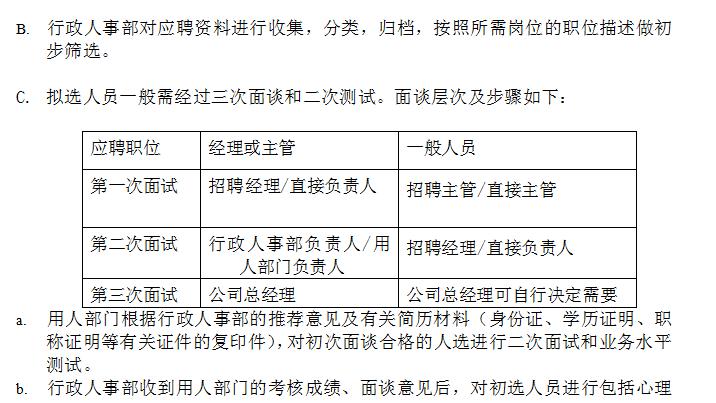 人力资源管理制度及流程手册,企业人力资源管理案例