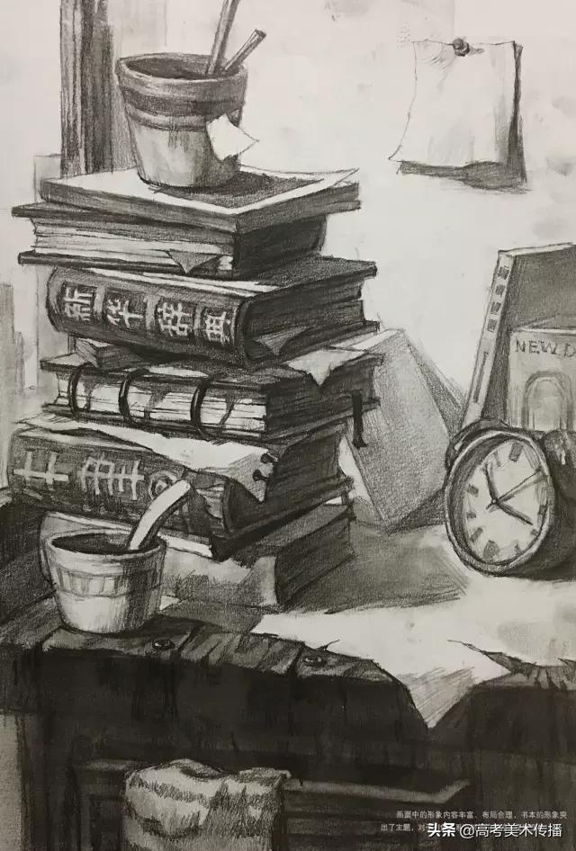 清华美院素描静物,清华美院高考素描