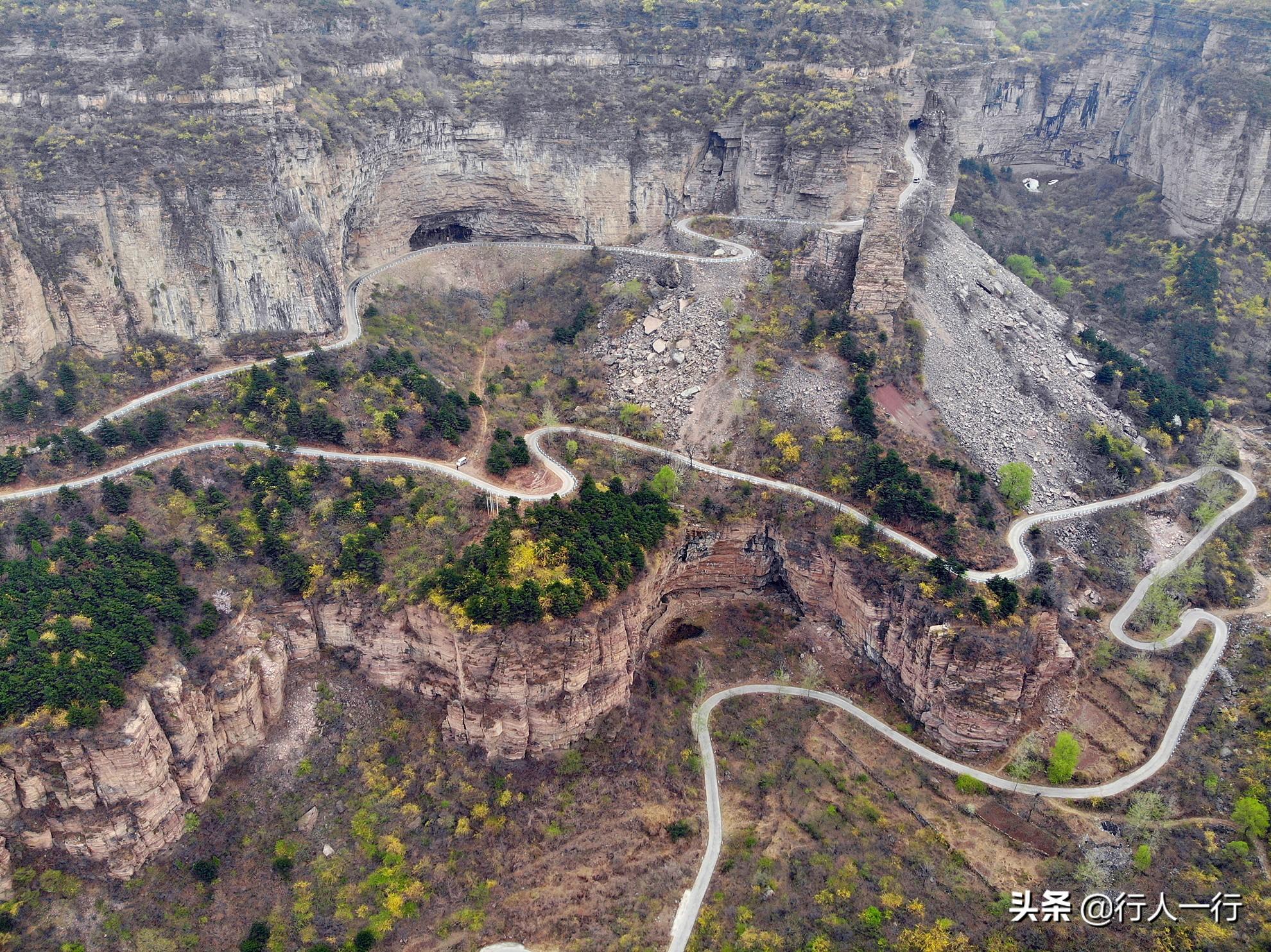 河南太行山悬崖古村,林州太行绝美古村落