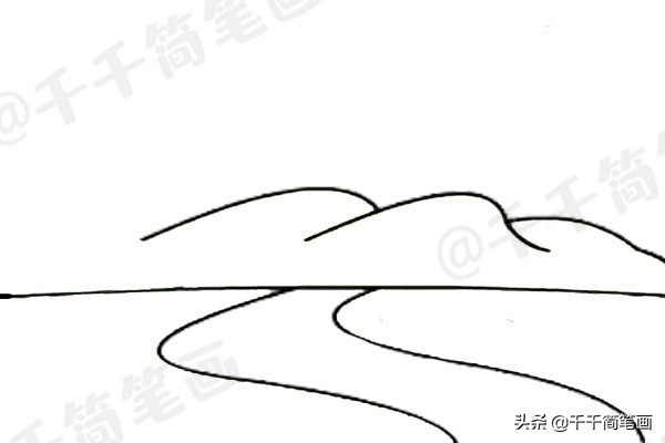 爱画画的人都要收藏一组风景小画,绘画小课堂创意风景画的简单画法