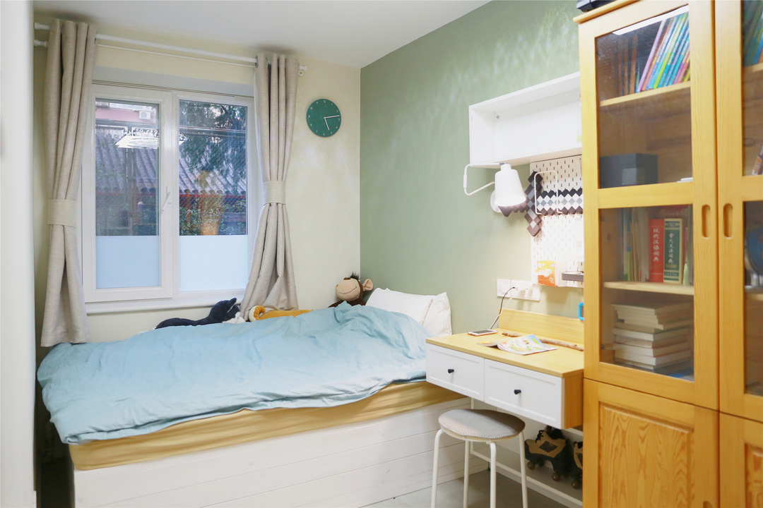 88平双阳台现代简约风格,一室一厅大阳台小户型装修老房子