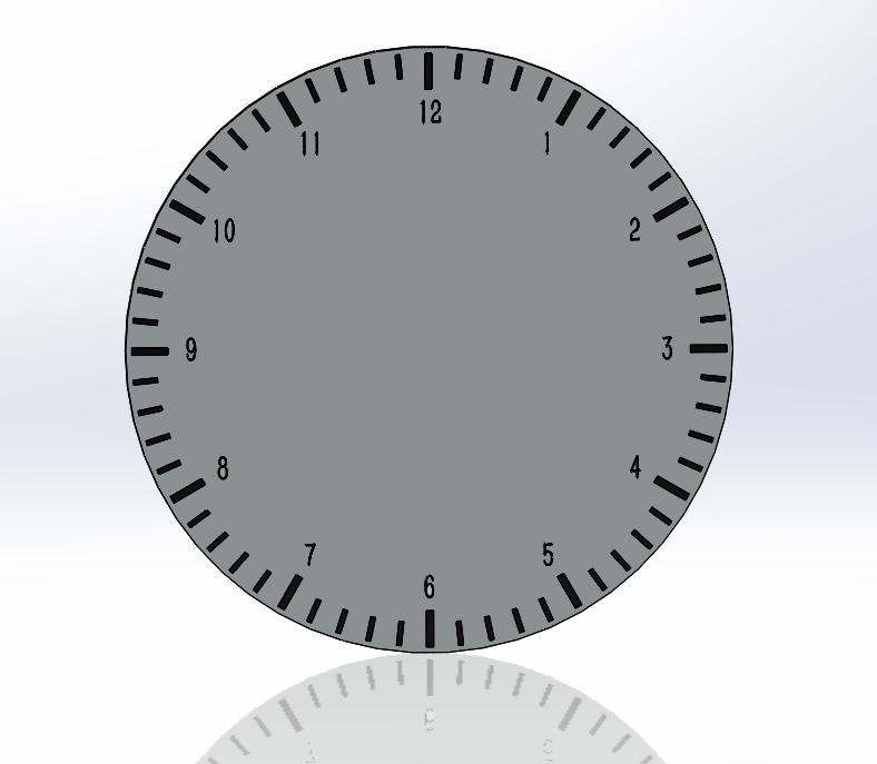 用solidworks数字阵列一个表盘刻度，内含建模视频
