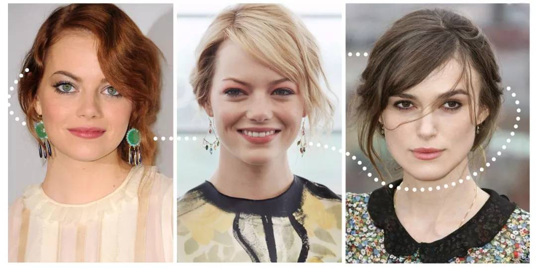 大饼脸最适合什么短发发型图片,适合老气大饼脸的锁骨发发型