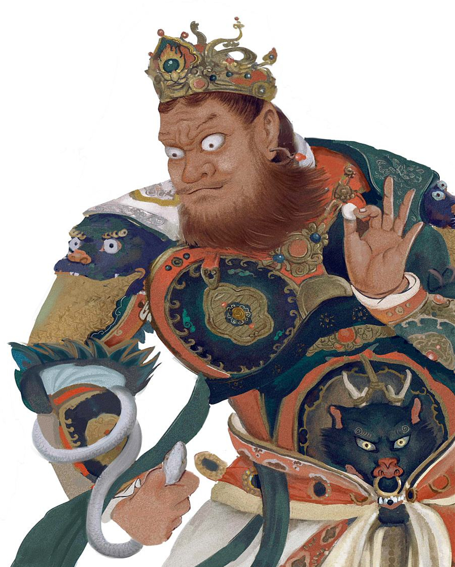 四大天王打不过杨戬,四大天王之首到底有多绝