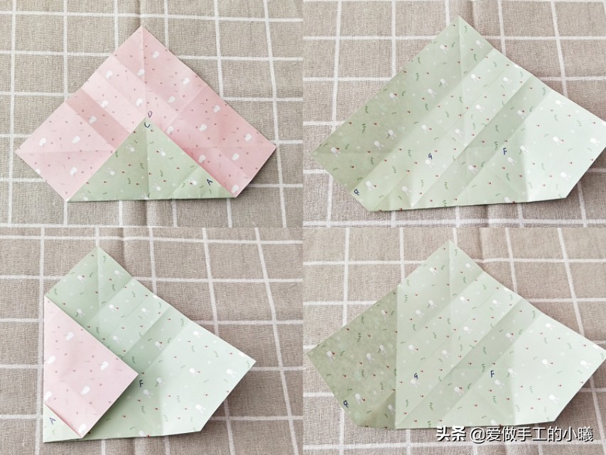 当爱心遇上百合折纸视频教程,百合花朵折纸步骤图解