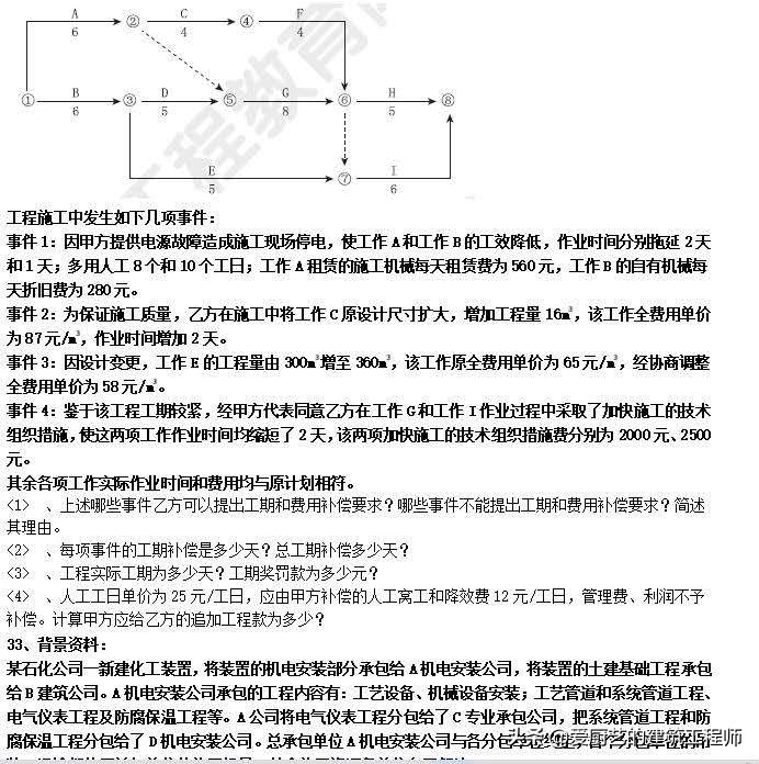 二级建造师实务案例题怎么给分,二级建造师必背100题实务案例