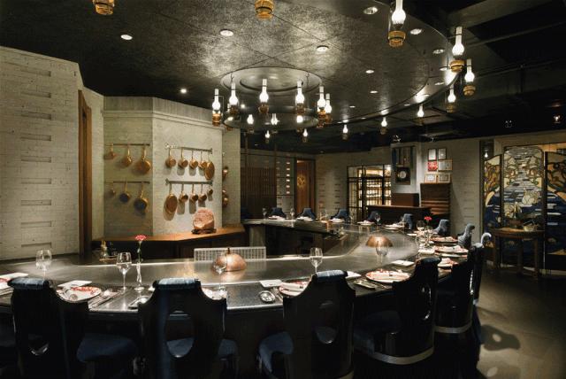 上海米其林一星法餐酒店,五星级酒店米其林大餐铁板烧