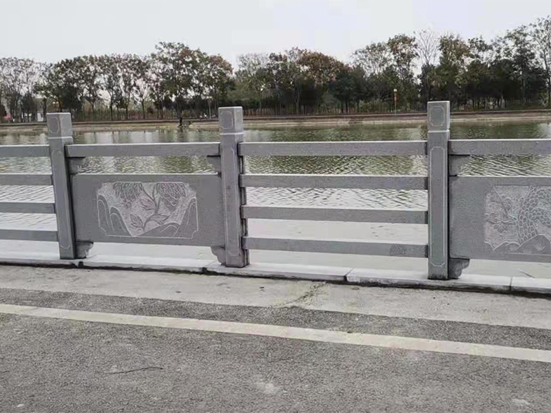 河道石材石栏杆多少钱一米,普通石材河道栏杆尺寸多高