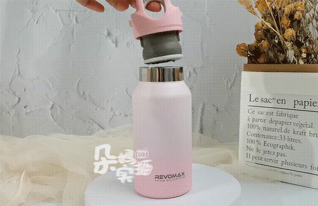 正品便携式一键开盖水杯,无需手拧保温水杯