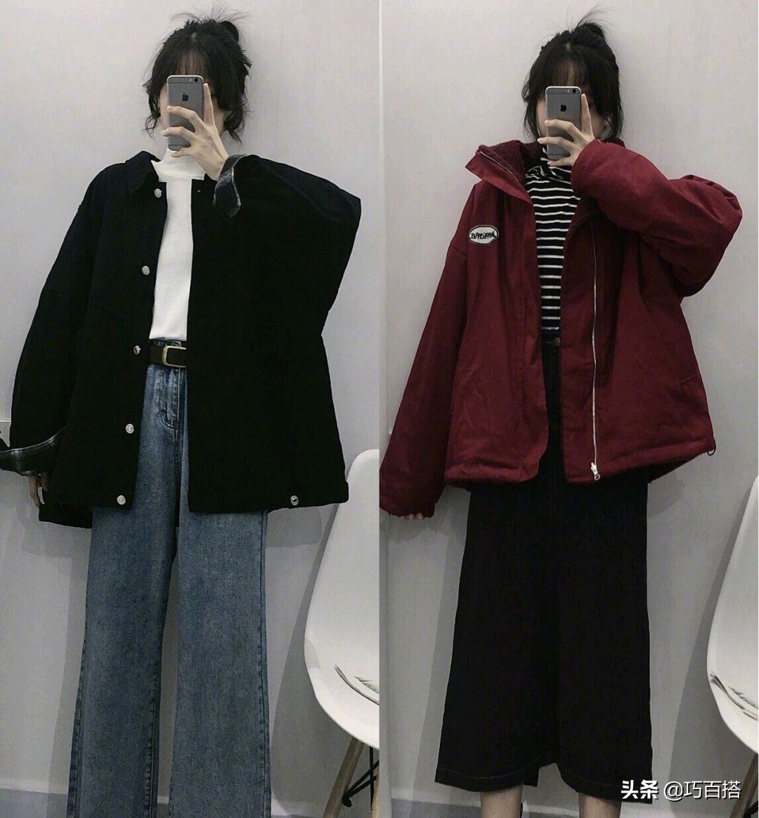 校园穿搭女秋冬,校园风穿搭参考