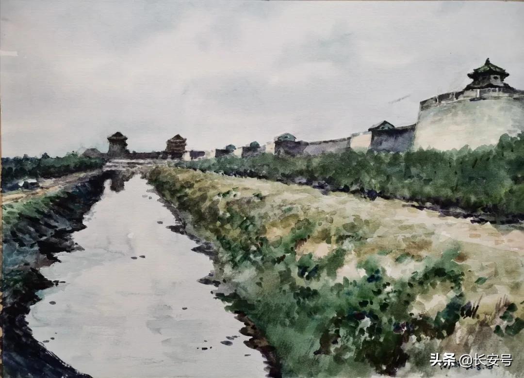 手绘老西安,西安手绘名胜古迹