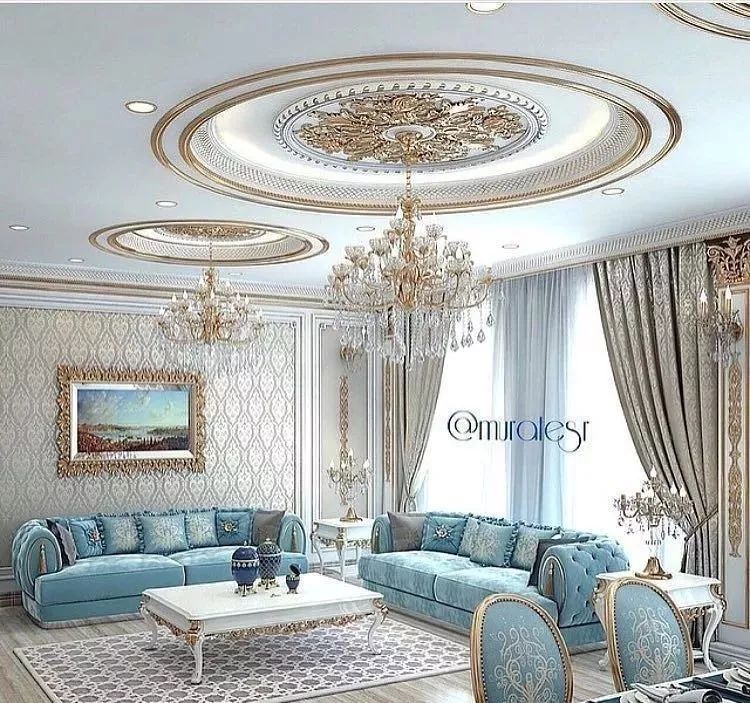 别墅客厅窗帘最新款式效果图,2020别墅窗帘