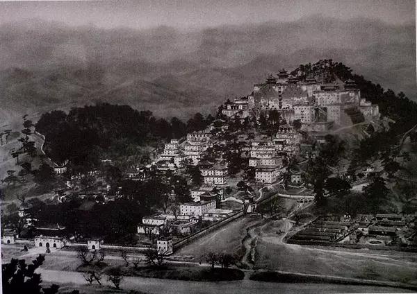 100年前中国风景建筑老照片,两亿多年前的景观